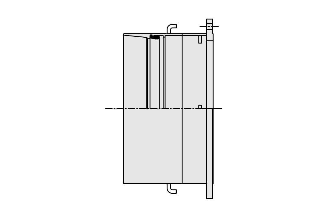 鋼板製フランジ（水道形）短管／設計水圧0.5MPa仕様