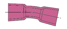 11 1/4°ベンド（HT-11 1/4B）