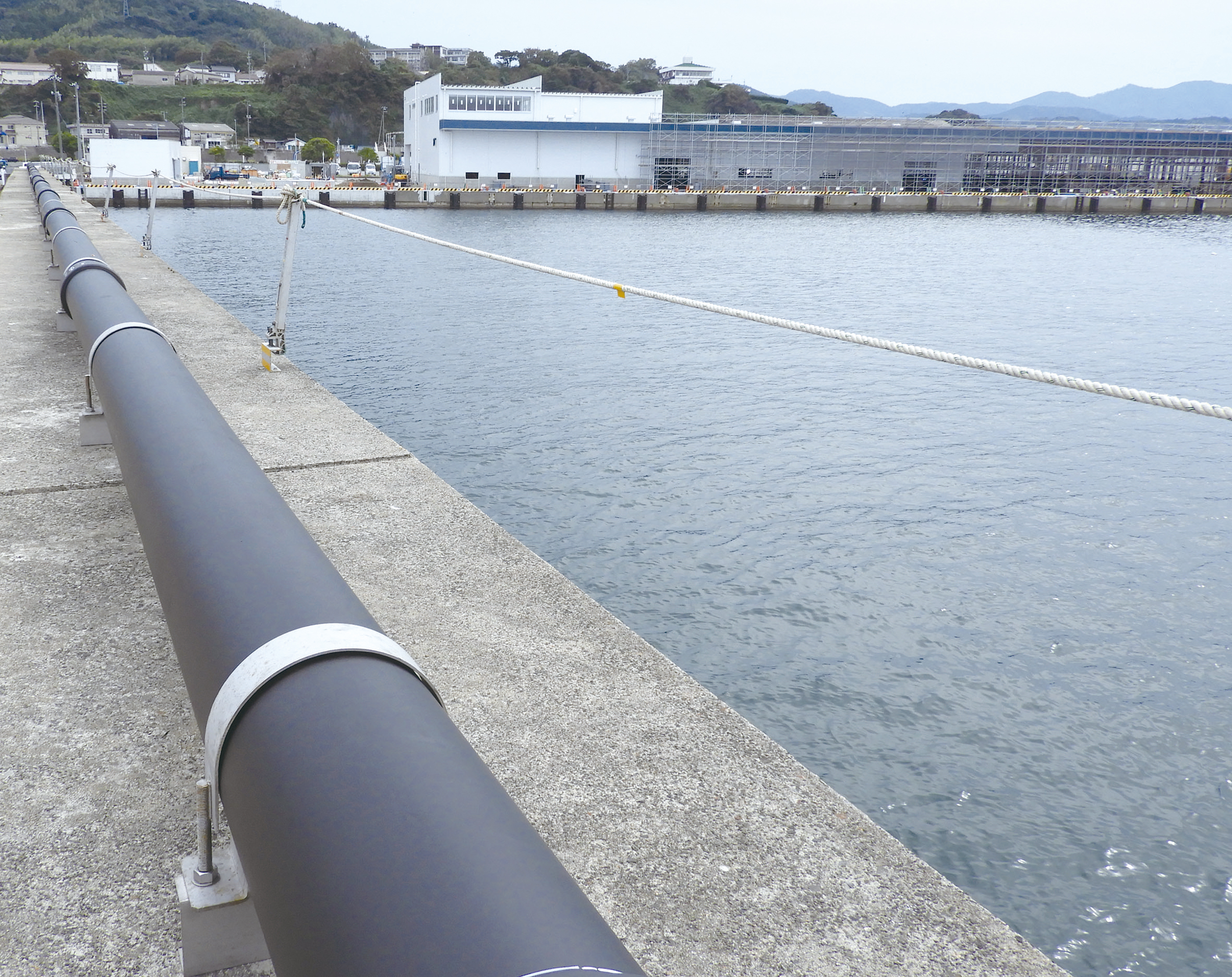 海水配管で採用が進む圧力用高密度ポリエチレンパイプ