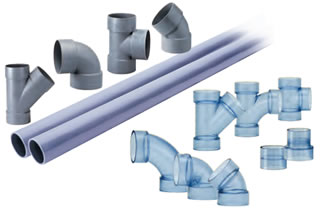 PVC-U Pipes and Fittings for Drain and Vent