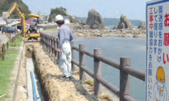 酸性土壌、腐食性土壌、塩害地域でも腐食の心配なし