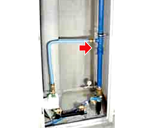 共用部給水立て管の建築設備用ポリエチレン管